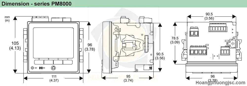 Kích thước PM8000