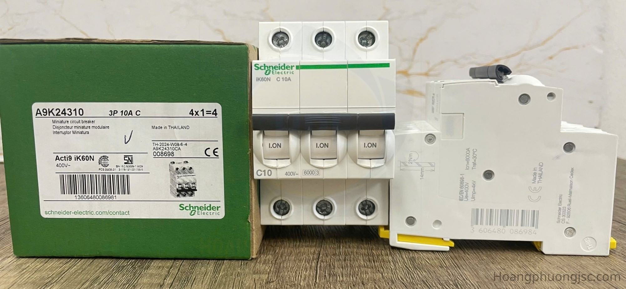Hình ảnh thực tế MCB Acti9 iK60N A9K24310 Schneider