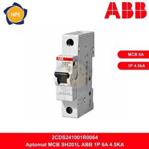 2CDS241001R0254 | Aptomat MCB SH201L 1P 25A 4.5kA ABB