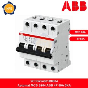 Aptomat ABB 4P 80A 6kA