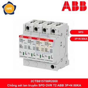 Chống sét lan truyền SPD ABB 2CTB815708R2000 3P+N 80kA