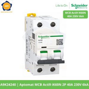 A9K24240 Aptomat MCB Acti9 iK60N 2P 40A 230V 6kA