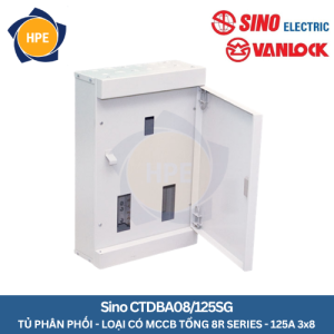 Tủ Phân Phối MCB & MCCB CTDBA08/125SG Sino