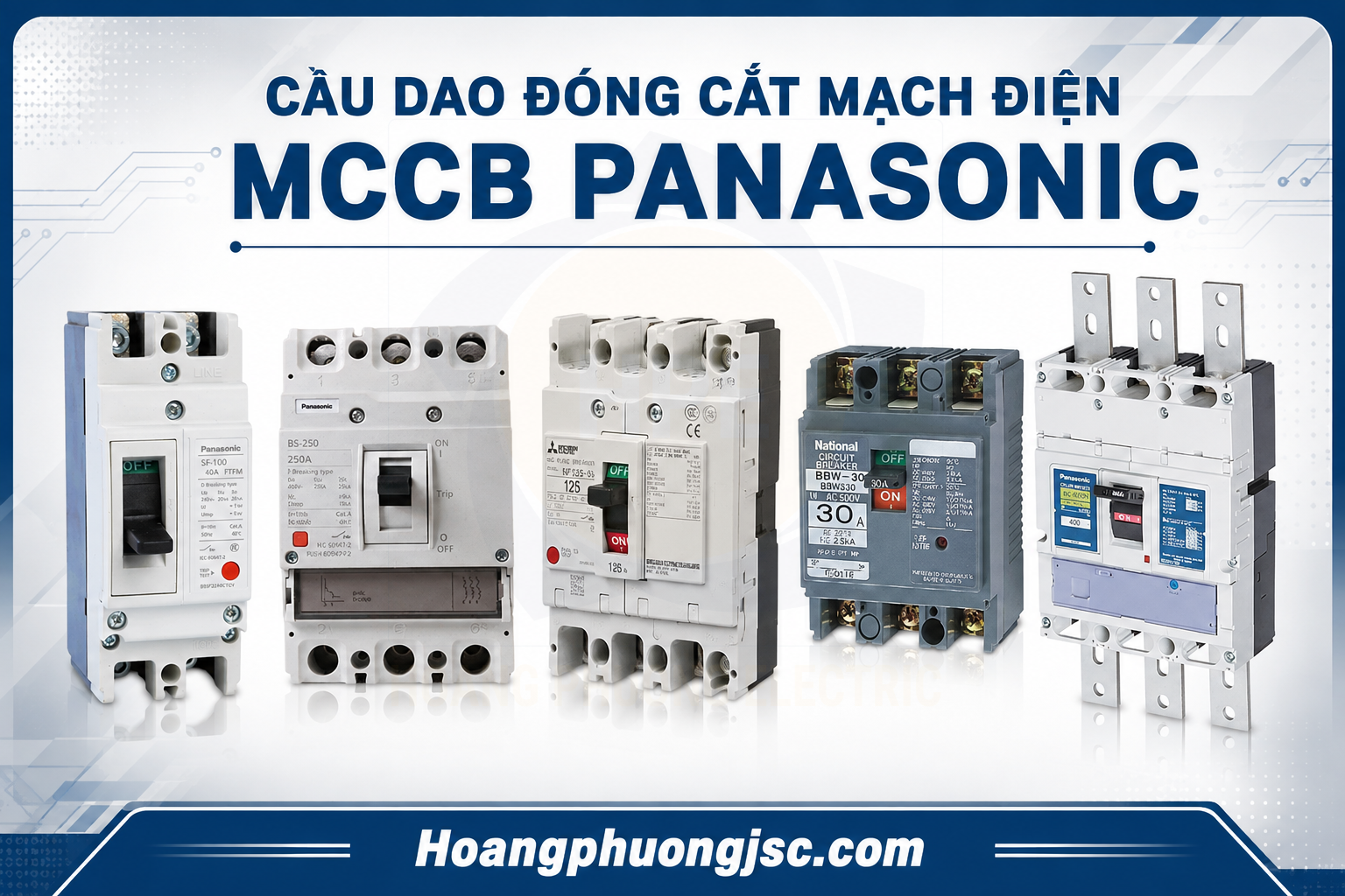 Cầu dao đóng ngắt mạch điện MCCB Panasonic