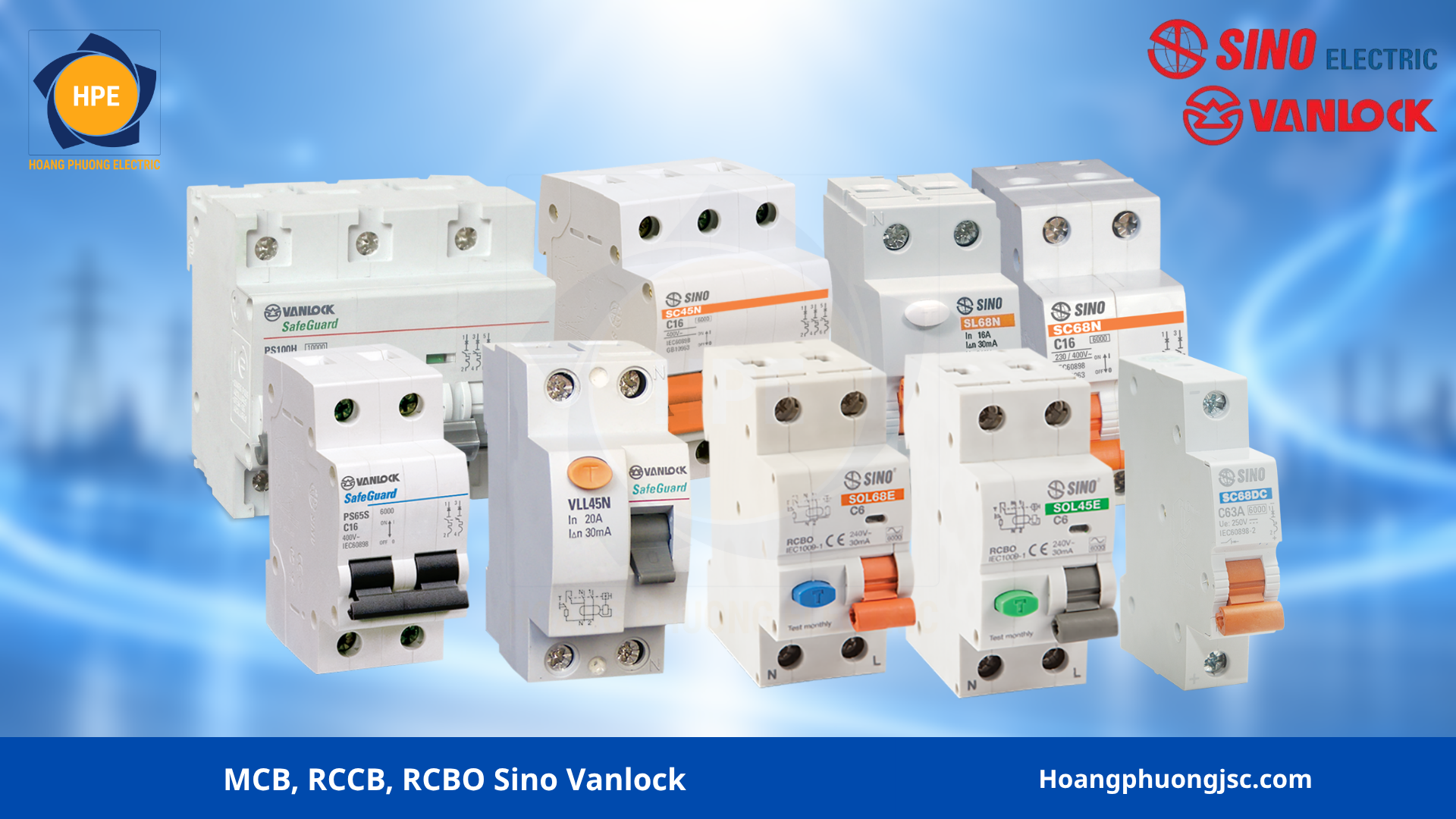 Cầu dao tự động Sino Vanlock