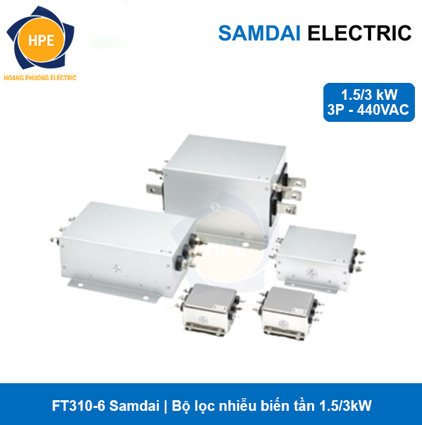 FT310-6 Samdai | Bộ lọc nhiễu biến tần 1.5/3kW
