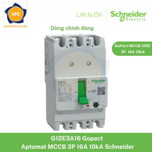 Aptomat khối MCCB G12E3A16 Schneider