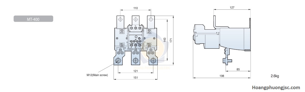 Kích thước mt-400