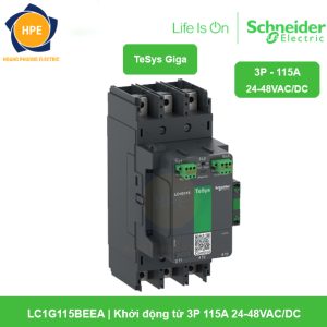 LC1G115BEEA Schneider - Khởi động từ 3P 115A 28-48VAC/DC