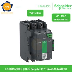 LC1G115EHEN Schneider - Khởi động từ 3P 115A 48-130VAC/DC