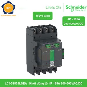 LC1G1854LSEA Schneider - Khởi động từ 4P 185A 200-500VAC/DC