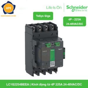 LC1G2254BEEA Schneider - Khởi động từ 4P 225A 24-48VAC/DC
