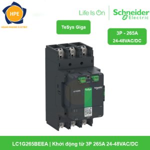 LC1G265BEEA Schneider - Khởi động từ 3P 265A 24-48VAC/DC