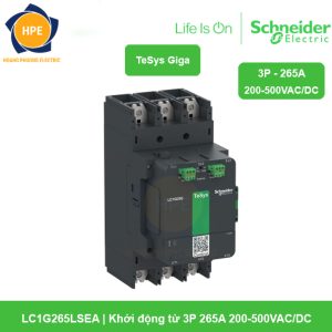 LC1G265LSEA Schneider - Khởi động từ 3P 265A 200-500VAC/DC