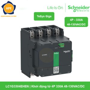 LC1G3304EHEN Schneider - Khởi động từ 4P 330A 48-130VAC/DC