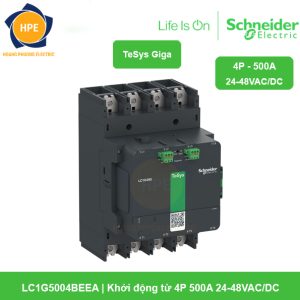 LC1G5004BEEA Schneider - Khởi động từ 4P 500A 24-48VAC/DC