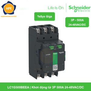 LC1G500BEEA Schneider - Khởi động từ 3P 500A 24-48VAC/DC