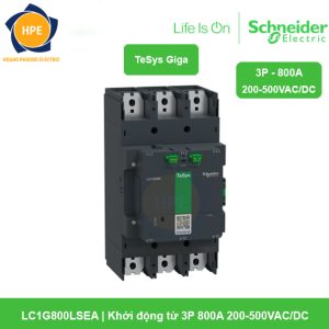 LC1G800LSEA Schneider - Khởi động từ 3P 800A 200-500VAC/DC