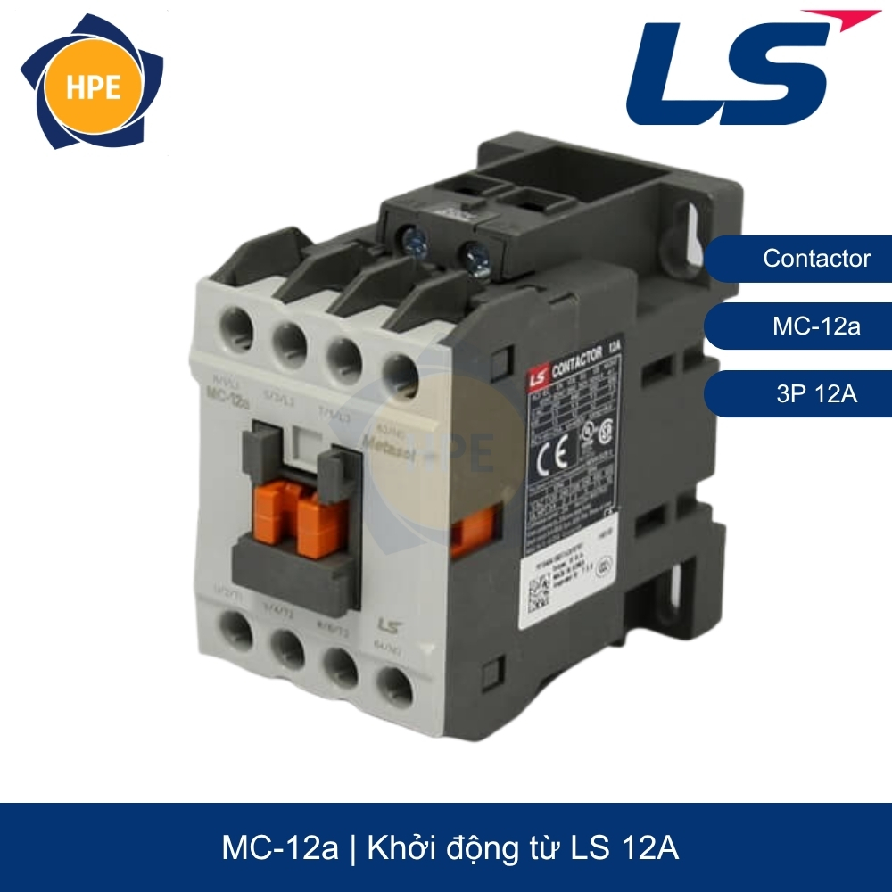 Contactor MC-12a 3P-12A 1NO