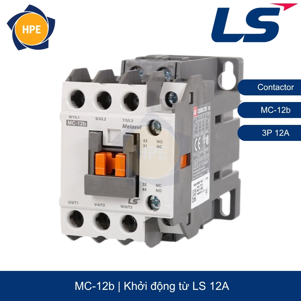 Contactor MC-12b 3P-12A 1NO+1NC