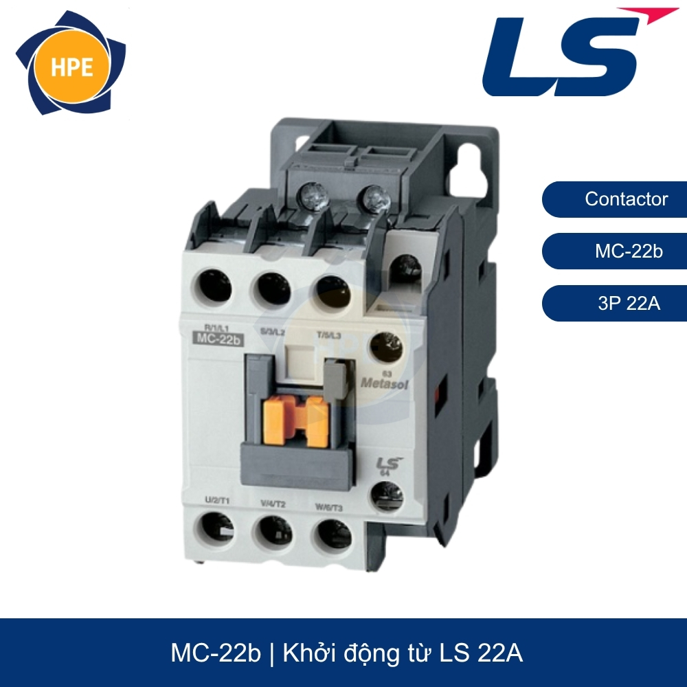 Contactor MC-22b 3P-22A 1NO+1NC