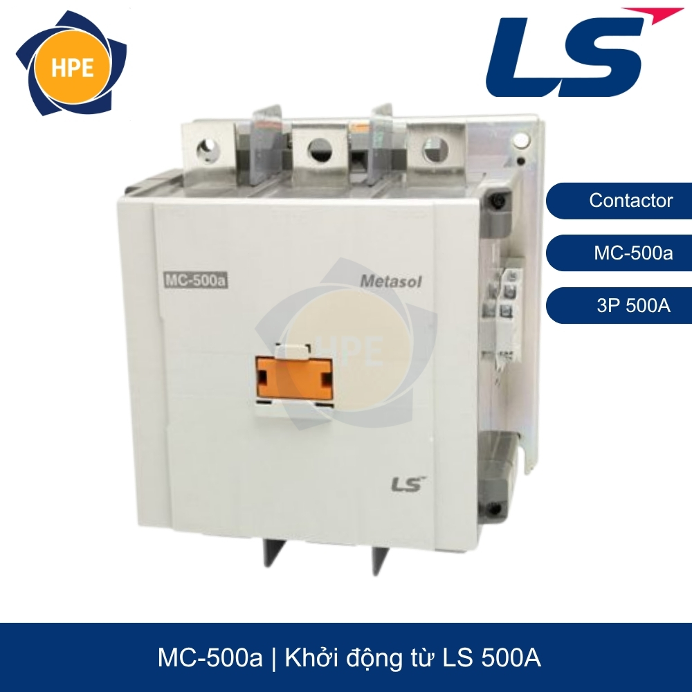 Contactor MC-500a 3P-500A 2NO+2NC