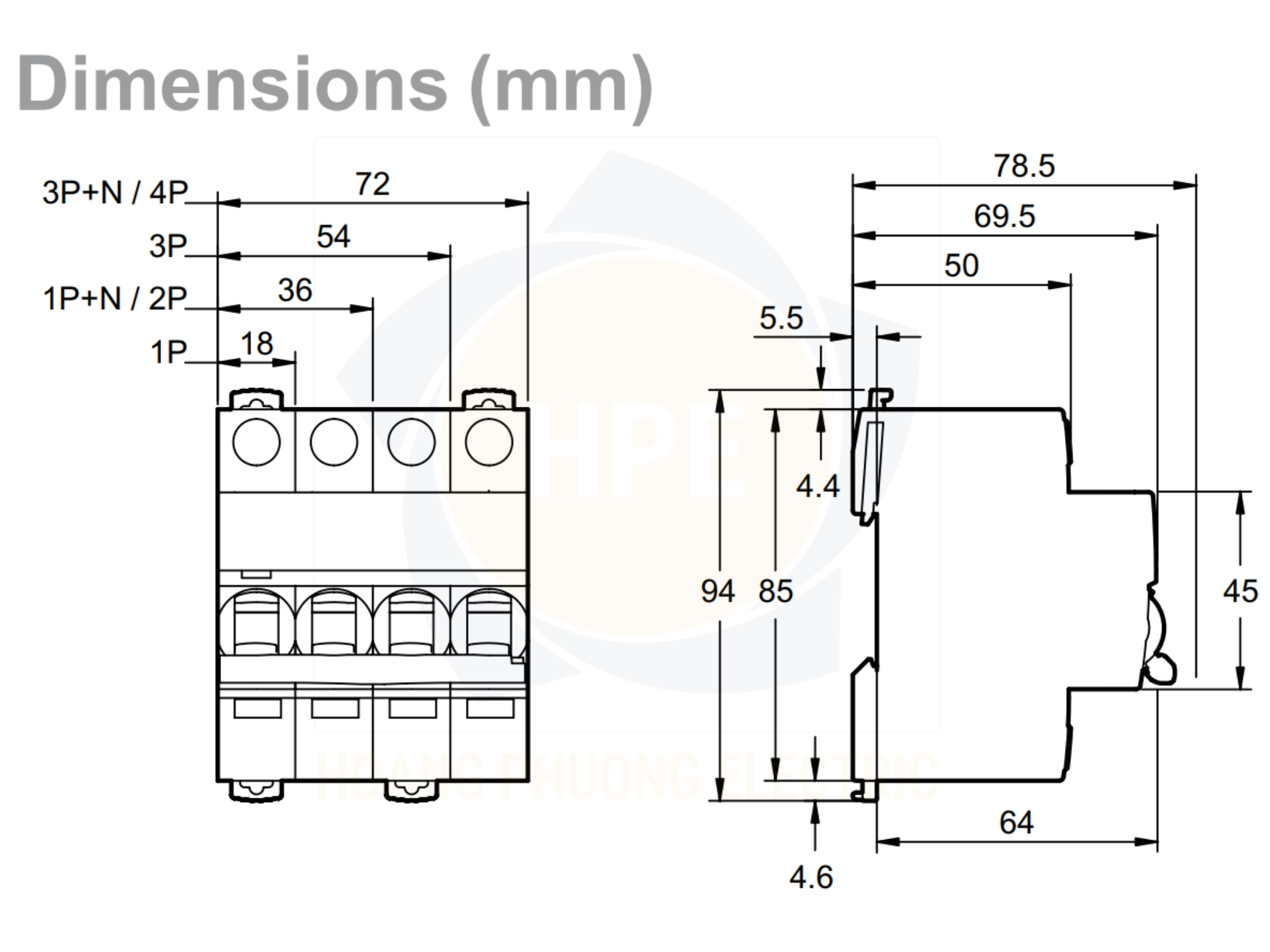 MCB Acti9 iK60N Schneider