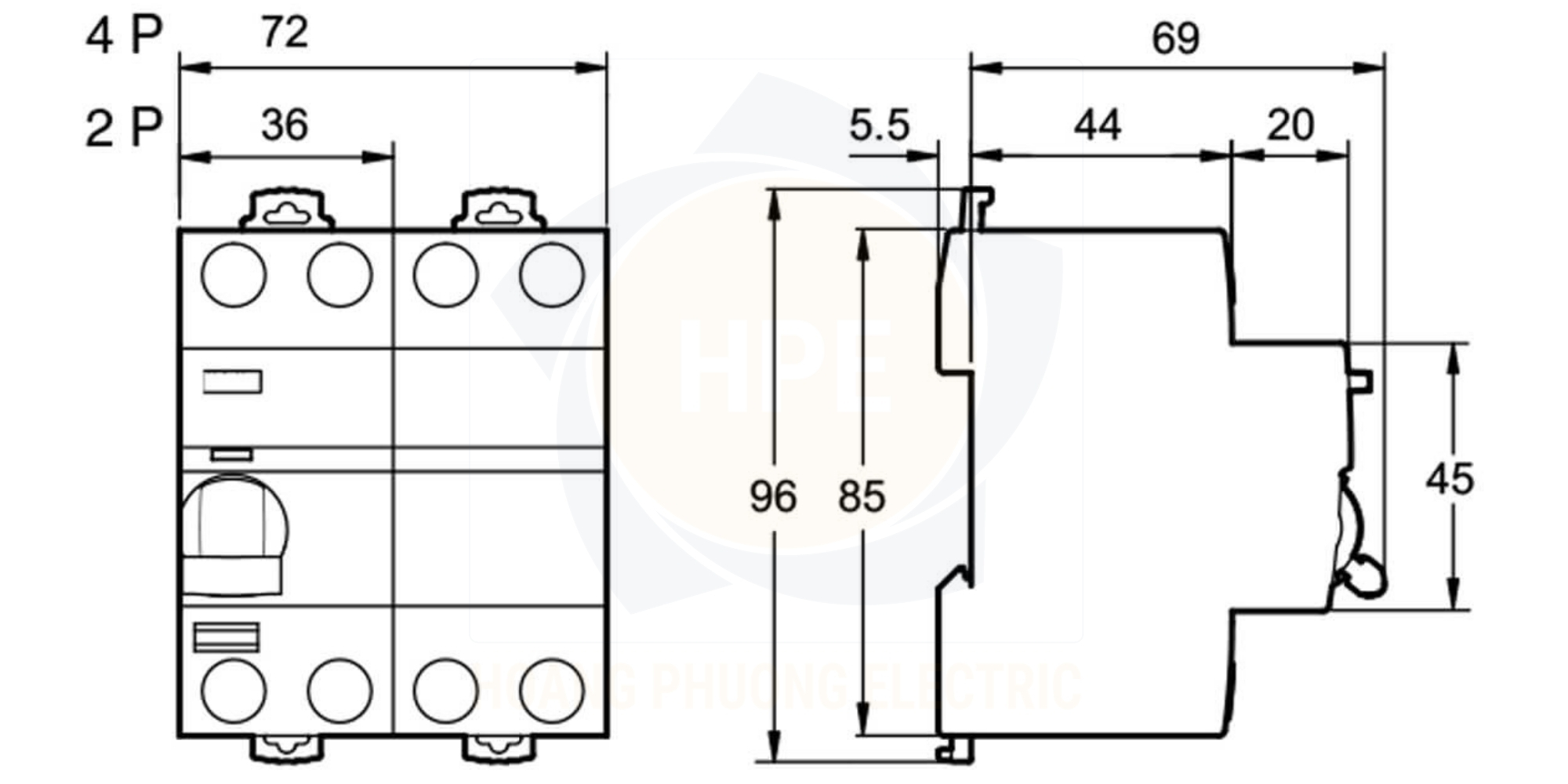 RCCB Schneider Acti9