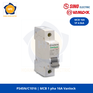 PS45N/C1016 MCB 1P 16A Vanlock