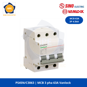 PS45N/C3063 MCB 3P 63A Vanlock
