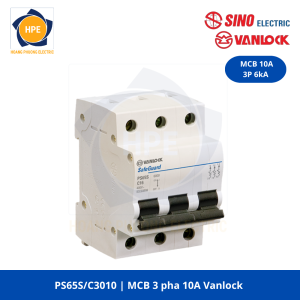 PS65S/C3010 MCB 3P 10A Vanlock