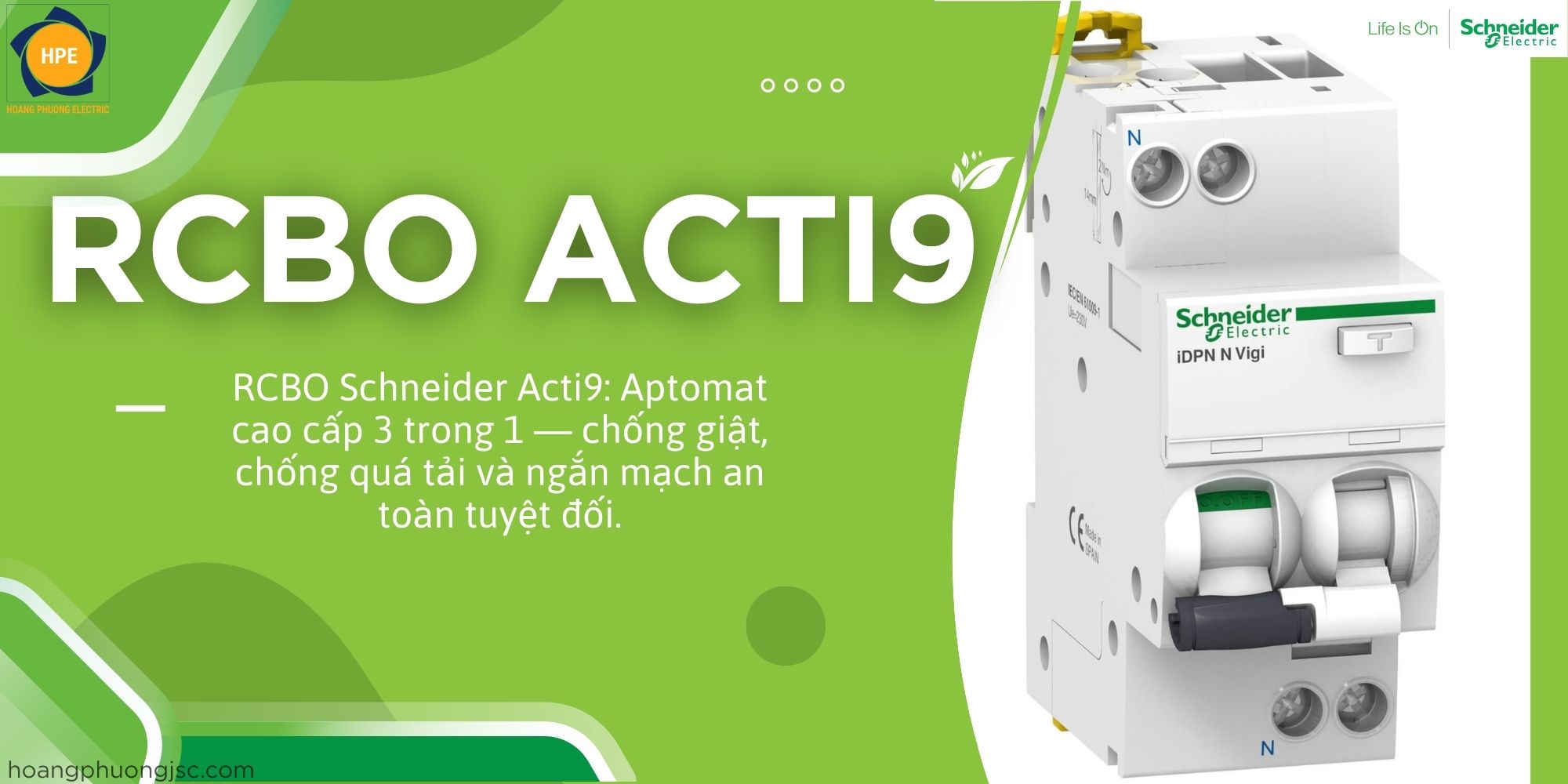 RCBO Schneider Acti9
