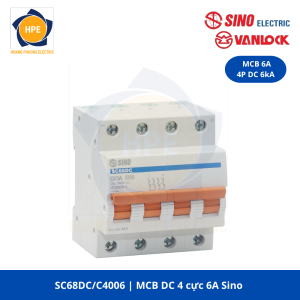 SC68DC/C4006 MCB DC 4P 6A Sino