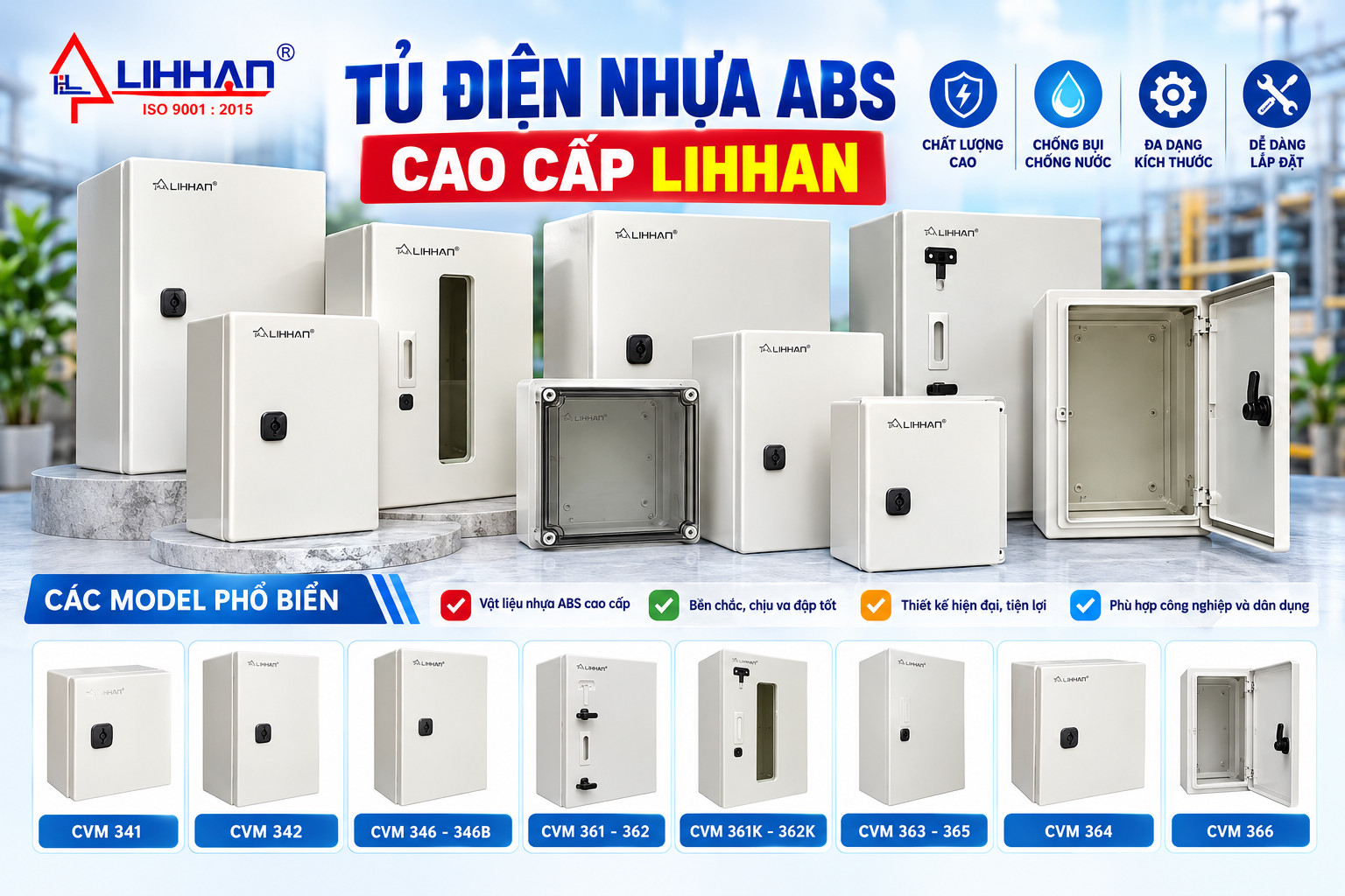 Tủ điện nhựa ABS cao cấp Lihhan