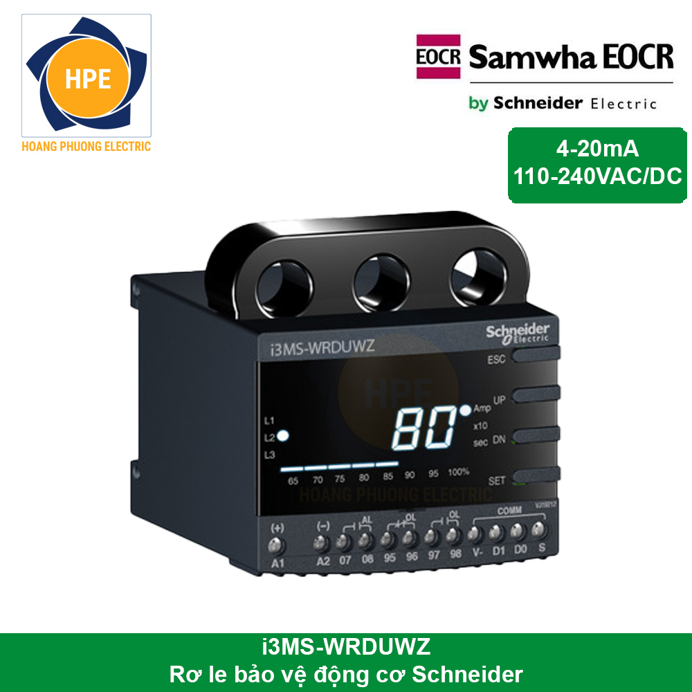 i3MS-WRDUWZ | Rơ le bảo vệ động cơ Schneider