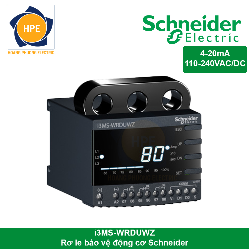 i3MS-WRDUWZ | Rơ le bảo vệ động cơ Schneider