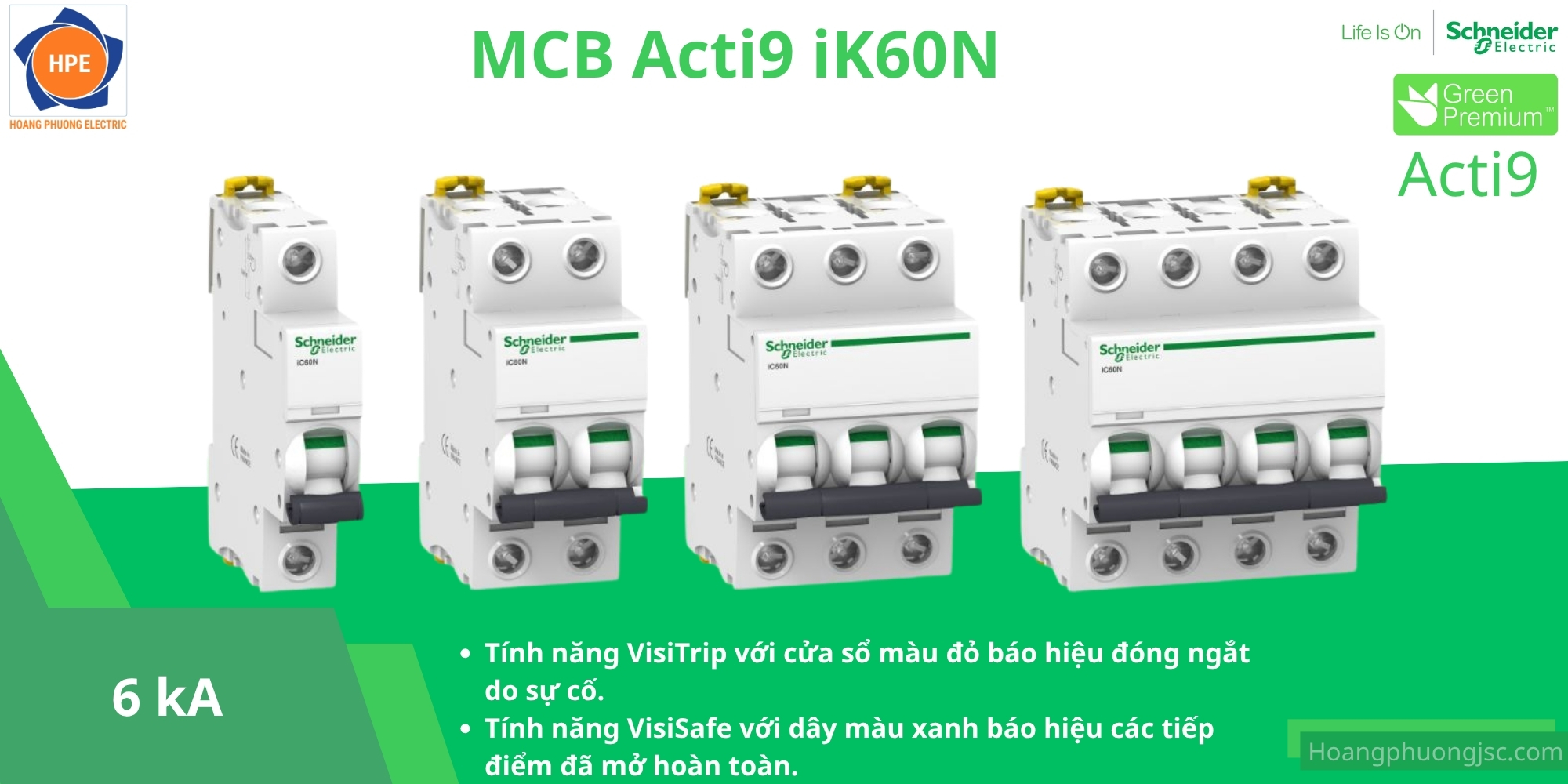 MCB Acti9 iK60N Schneider