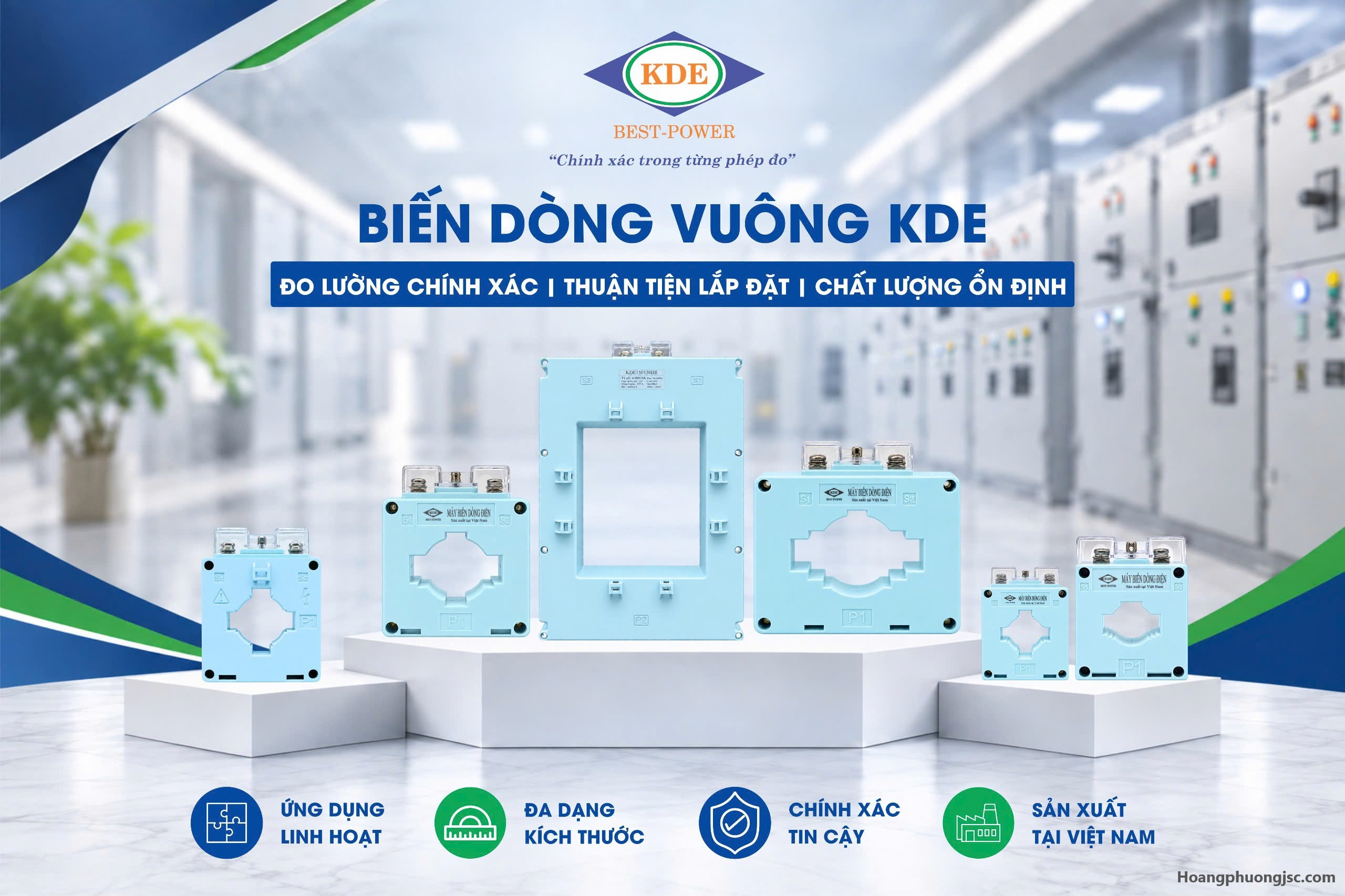 Biến dòng vuông KDE