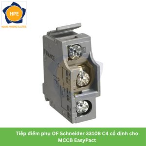 Tiếp điểm phụ OF Schneider 33108 C4 cho MCCB EasyPact CVS cố định, thao tác bằng tay