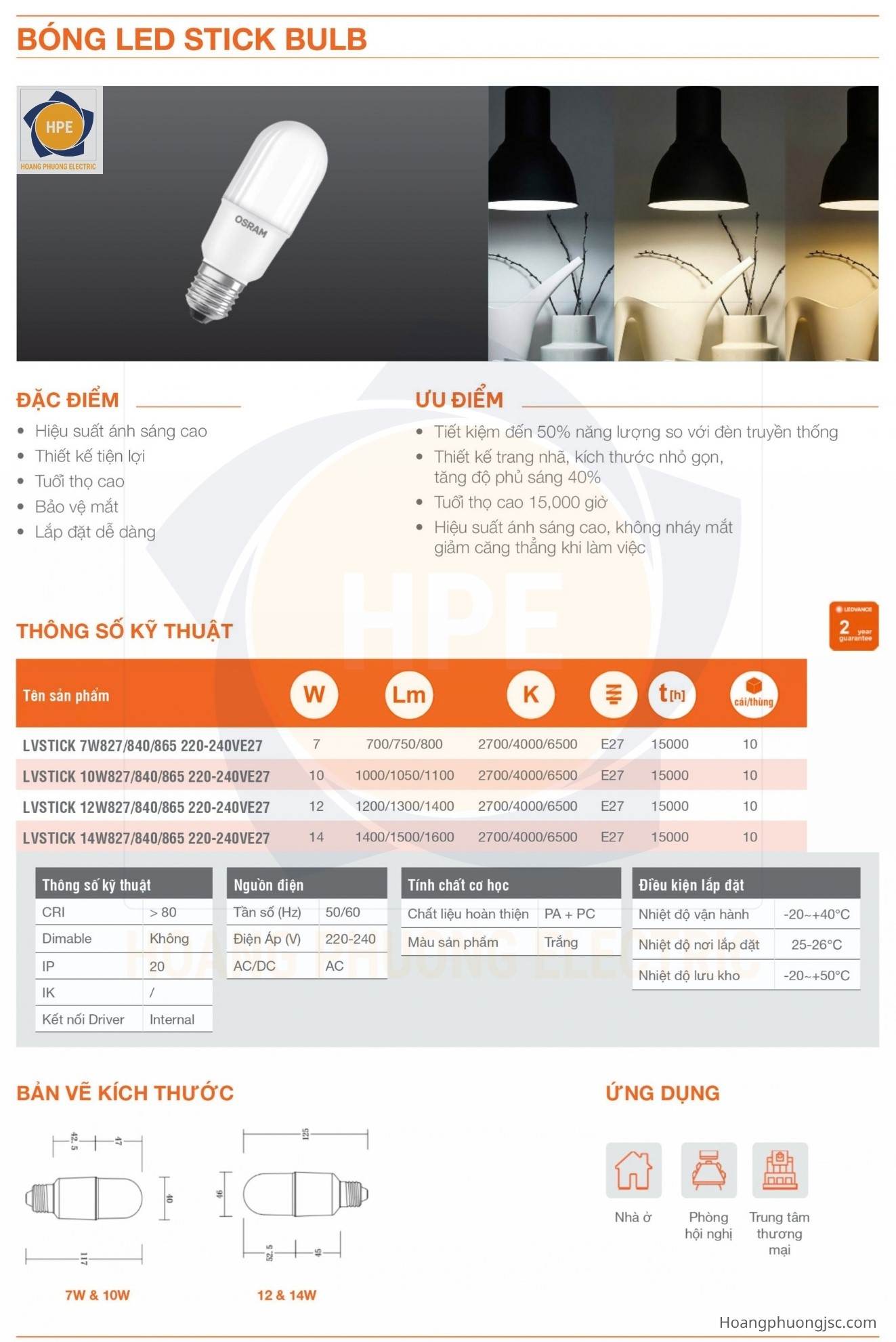 Bóng đèn LED A Bulb OSRAM