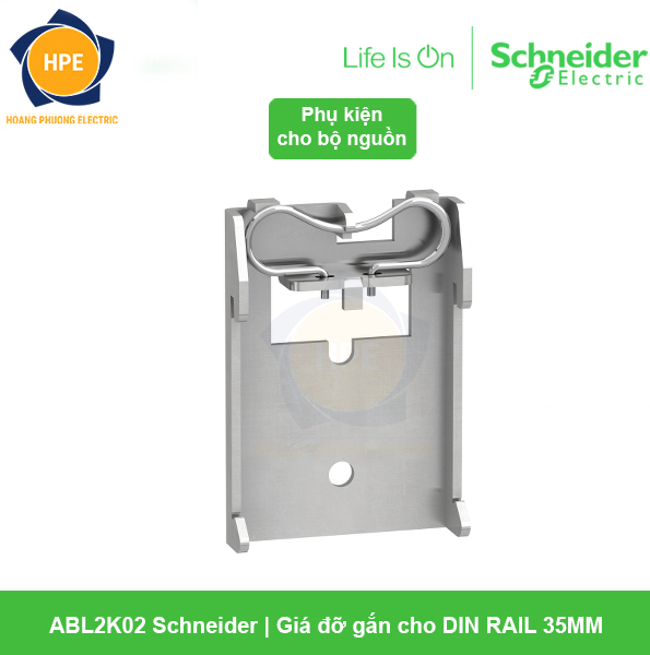 ABL2K02 - Giá gắn đỡ gắn cho DIN RAIL 35mm Schneider