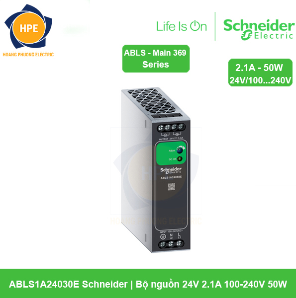 ABLS1A24030E - Bộ nguồn Schneider 24V 2.1A 100-240V 50W