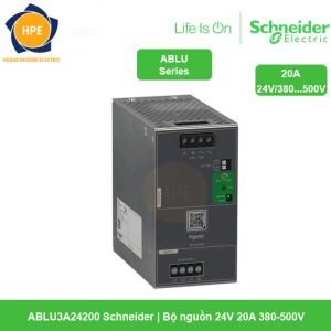 ABLU3A24200 - Bộ nguồn Schneider 24V 20A 380-500V