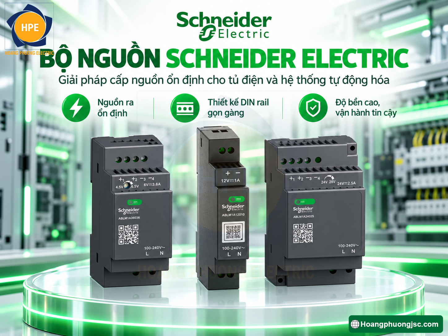 Bộ nguồn Schneider Modicon ABLM dạng mô-đun
