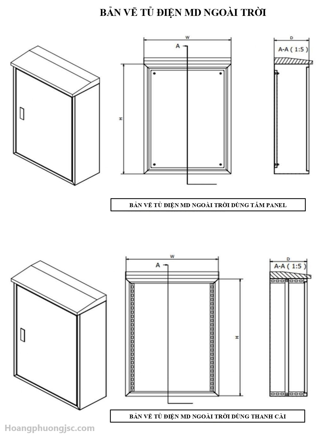 Tủ điện ngoài trời MD