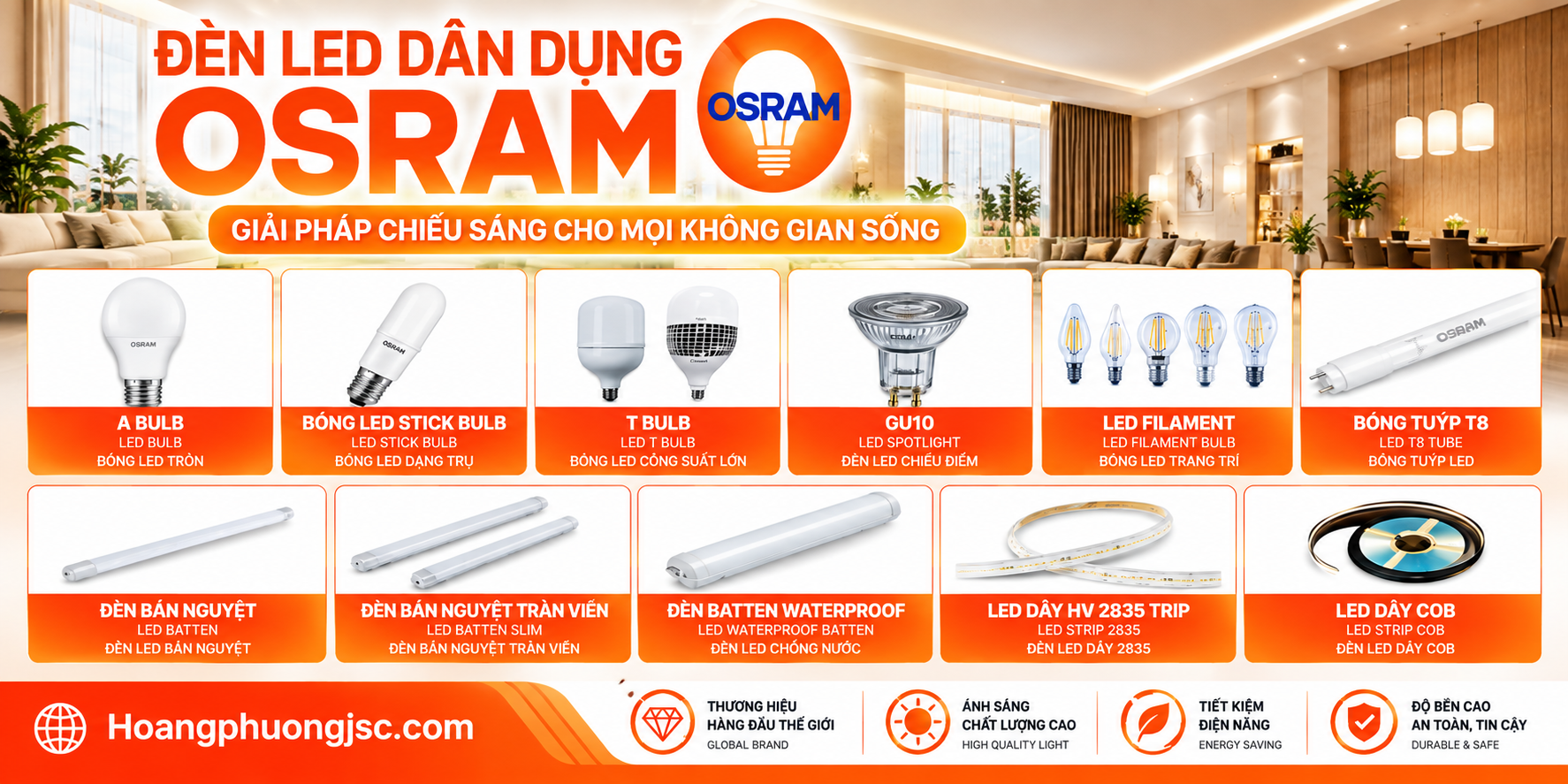 Đèn LED dân dụng Osram