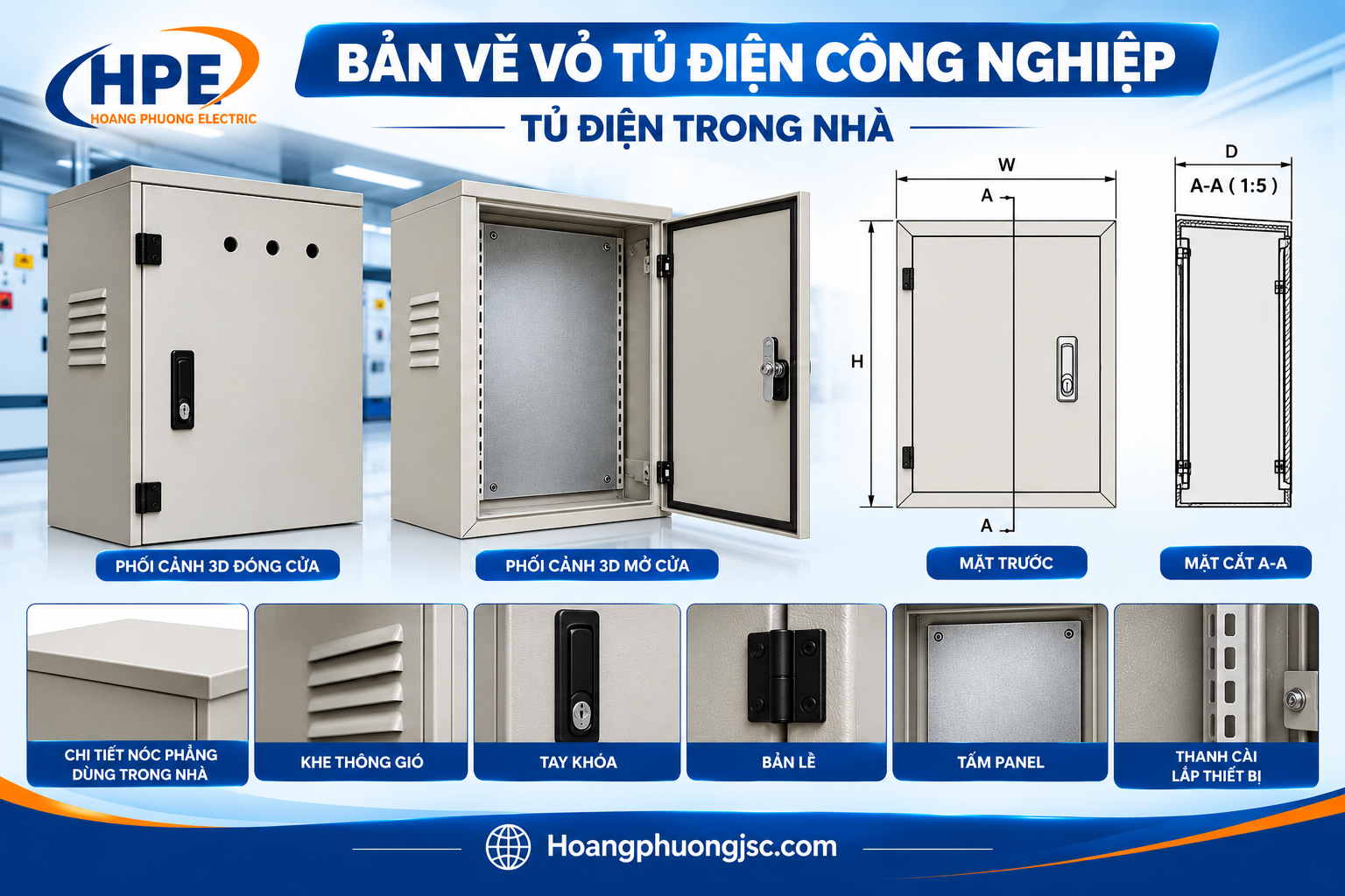 Tủ điện trong nhà